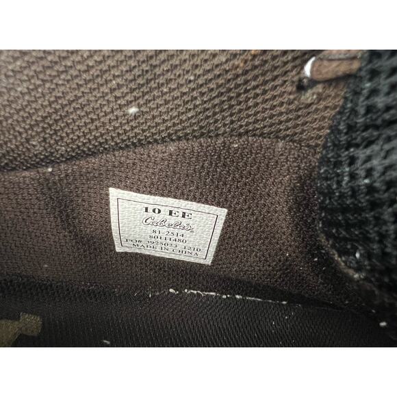 Cabelas Dry-Plus Steel Toe Brown Hiker Boots Men’s Size 10EE